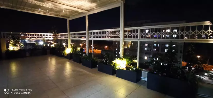 בניית פרגולה וסידור ערוגות